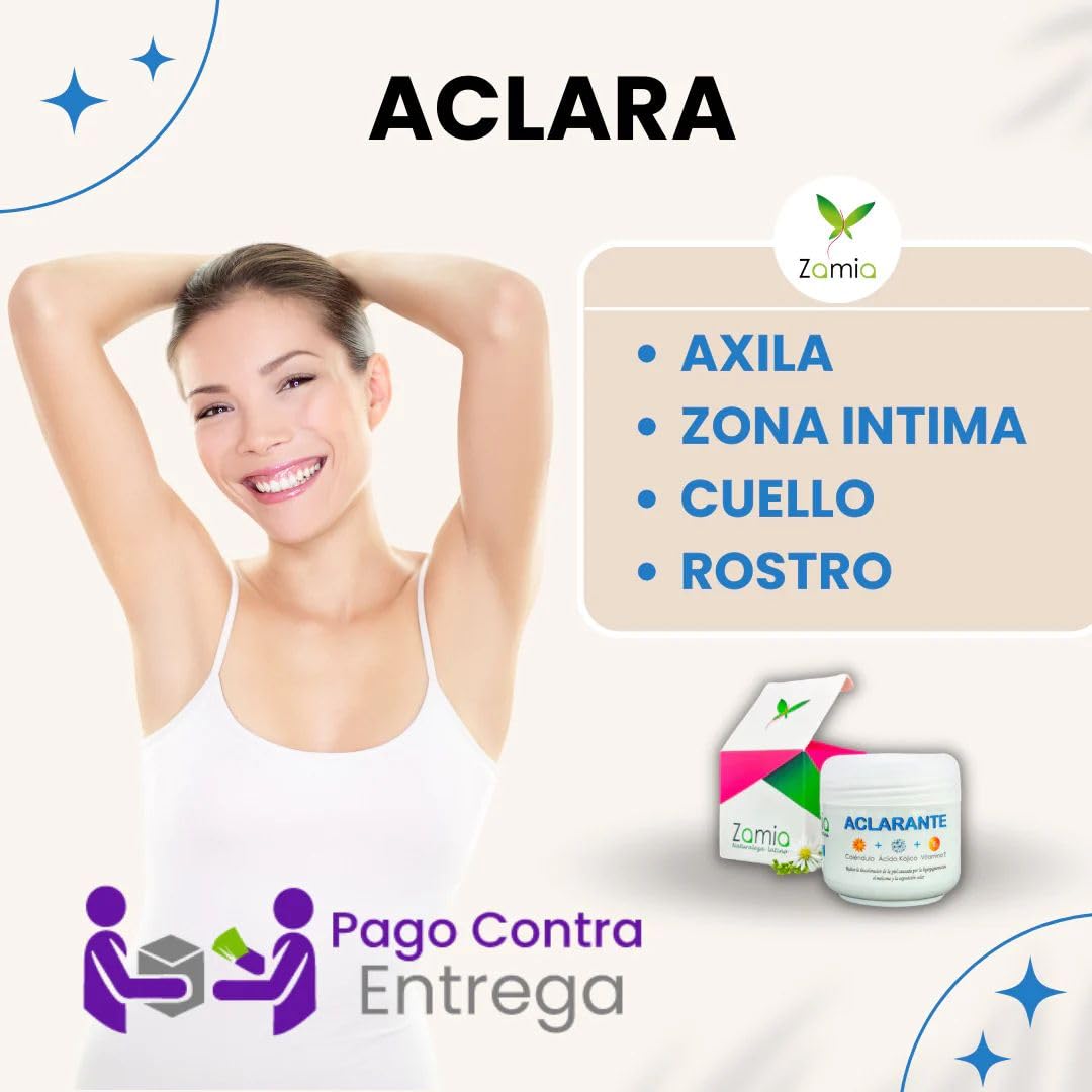 😍Paga 1 - Lleva 2🎁 Zamia Crema Aclarante✨ Despídete de las manchas🌸
