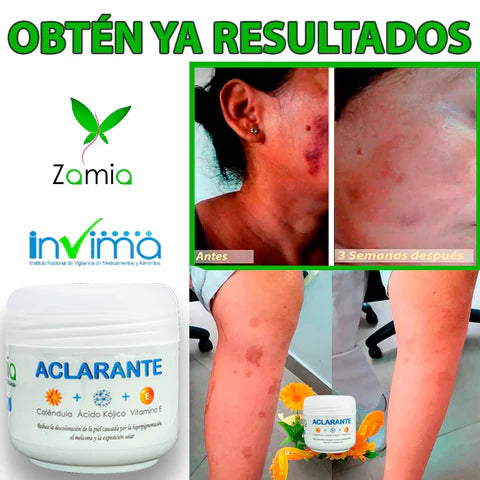 😍Paga 1 - Lleva 2🎁 Zamia Crema Aclarante✨ Despídete de las manchas🌸
